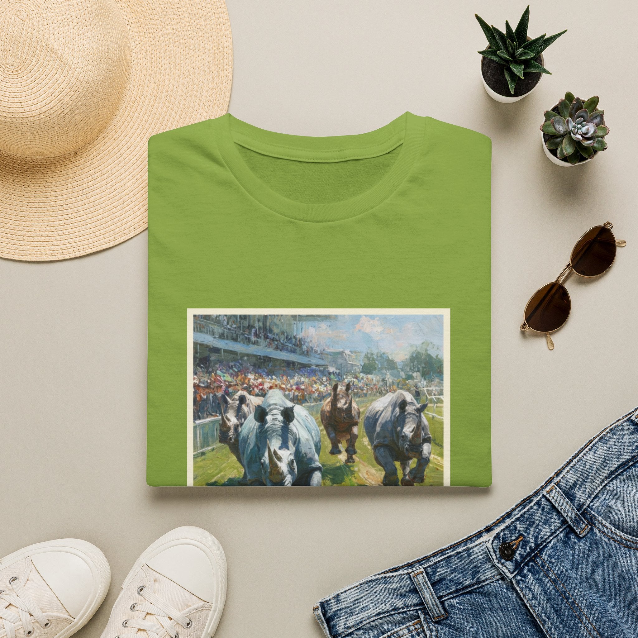 Since A Youngin' Rhino Kiwi T-shirt